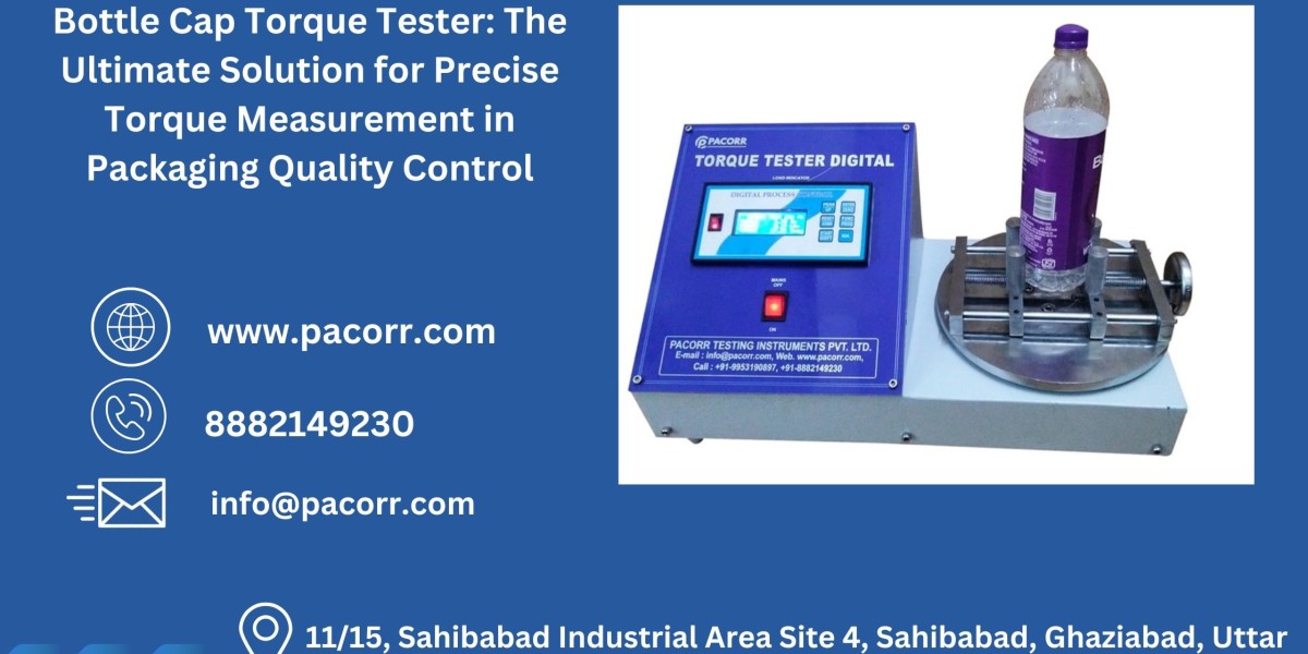 Bottle Cap Torque Tester: Paving the Way for Safer, Reliable, and Durable Packaging